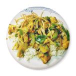 Chicken Stir Fry Fridge Magnet