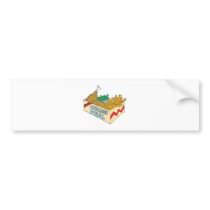 chicken value meal in a box bumper stickers