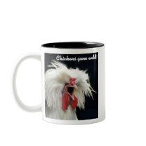 Chickens Gone Wild #2 Coffee Mugs