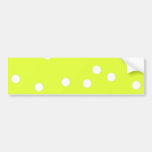 Chickie Yellow Polkadots Bumper Stickers