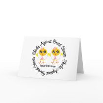 Chicks Against Breast Cancer Greeting Card