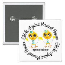 Chicks Against Cervical Cancer Button