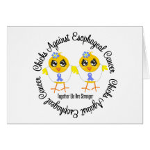 Chicks Against Esophageal Cancer Greeting Cards