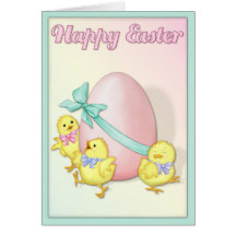 Chicks Celebrate Easter Card