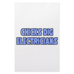 Chicks Dig Electricians Stationery Paper