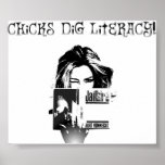 Chicks Dig Literacy posters