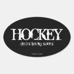 CHICKS DIG MY SCARS STICKER