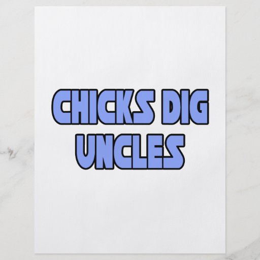 Chicks Dig Uncles Flyer