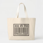 Chicks Sticks Priceless Canvas Bags
