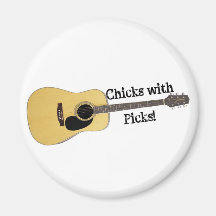 Chicks with Picks Magnet