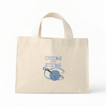 Chicks With Sticks Tote Bags