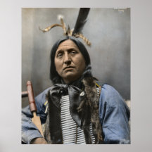 Chief Left Hand Bear 1898 Vintage Posters