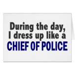Chief Of Police During The Day Greeting Card