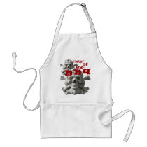 Chief of the BBQ Apron with Pirate Skulls & Bones