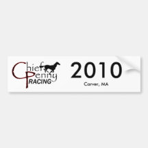 Chief_Penny_Racing, Carver, MA, 2010 Bumper Sticker