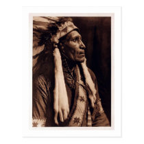 Chief Raven Blanket - Nez Perce - Vintage postcards