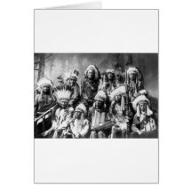 Chief Red Cloud & Other Chiefs, 1899 Card