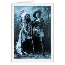 Chief Sitting Bull and Buffalo Bill 1895 Cards