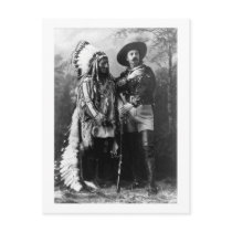 Chief Sitting Bull and Buffalo Bill 1895 Postcards