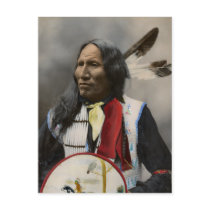 Chief Strikes With Nose, Oglala Sioux  1899 Post Cards