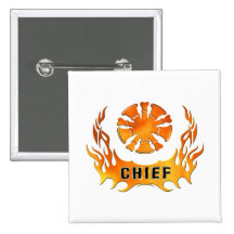 Chief's Flames Buttons