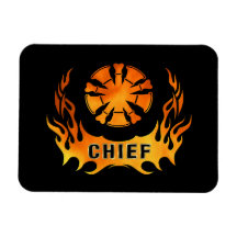 Chief's Flames Flexible Magnet