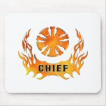 Chief's Flames Mouse Pad