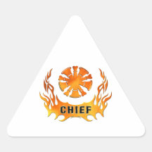 Chief's Flames Stickers