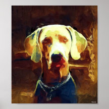 chien1_Painting Poster
