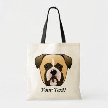 Chien de boxeur sac fourre-tout