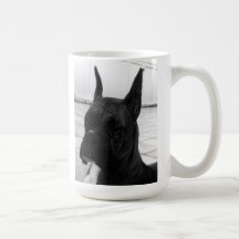 chien de boxeur tasse à café