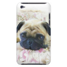 Chien de carlin étuis iPod touch