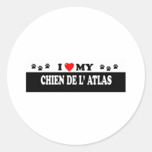 CHIEN DE L' ATLA_ Stickers