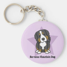 Chien de montagne de Bernese d'étoile de Kawaii Ke Porte-clef