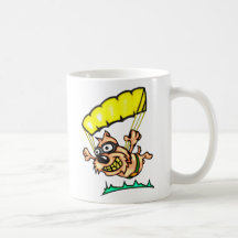 Chien de parachutage mugs