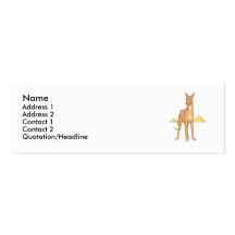 Chien de pharaon cartes de visite professionnelles