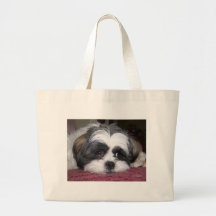Chien de Shih Tzu Sacs En Toile