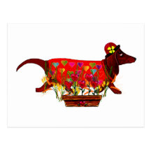 Chien de Valentine Weiner Cartes Postales
