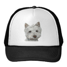 Chien de Westie Casquettes De Camionneur