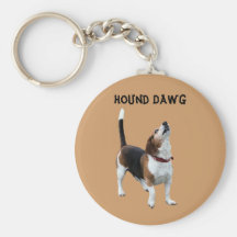 Chien drôle Keychain de beagle de Dawg de chien Porte-clef