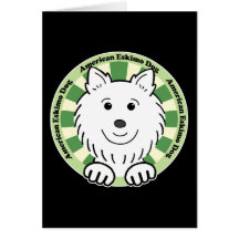 Chien esquimau américain cartes de vœux
