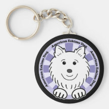 Chien esquimau américain porte-clés