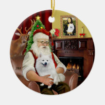 Chien esquimau Père Noël-Américain Décorations De Noël