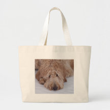 Chien triste, seul, adorable, et mignon de GoldenD Sac De Toile