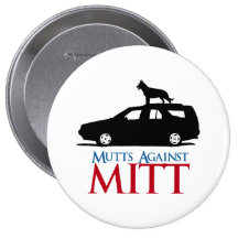 Chiens contre Mitt Romney .png Pin's