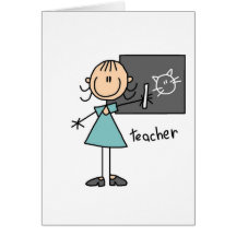 Chiffre carte de bâton de professeur