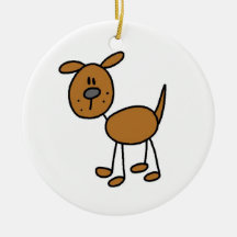 Chiffre T-shirts et cadeaux de bâton de chien Décoration De Noël