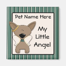 Chihuahua Angel Dogs Memory Keepsake Name Gift Magnets