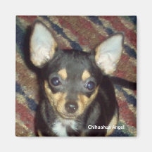 Chihuahua Angel Refrigerator Magnet
