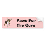 Chihuahua Breast Cancer Bumper Sticker
